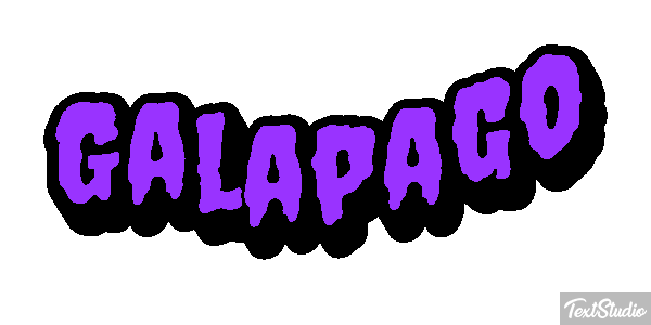 Galápago Efeito do texto