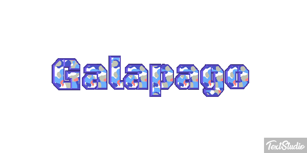 Galápago Efeito do texto