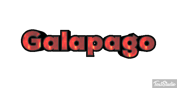 Galápago Efeito do texto