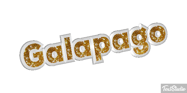 Galápago Efeito do texto