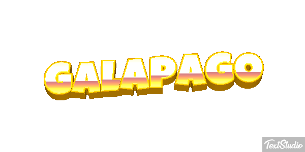 Galápago Efeito do texto