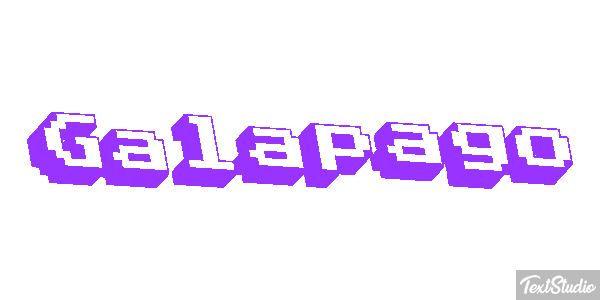 Galápago Efeito do texto