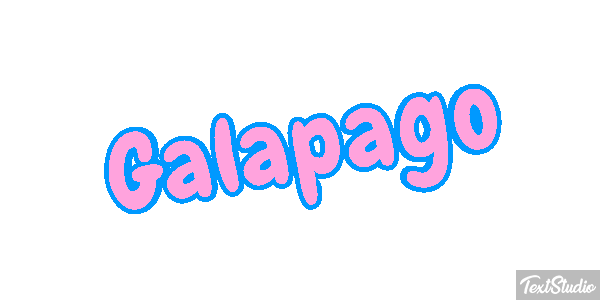 Galápago Efeito do texto