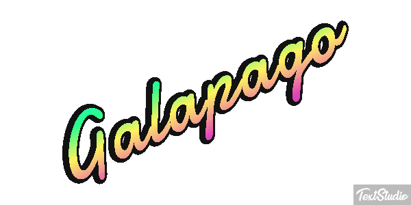 Galápago Efeito do texto