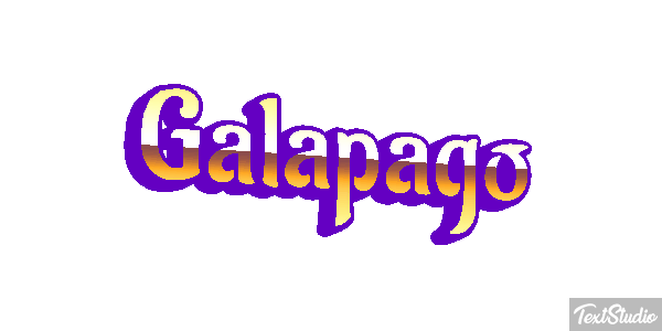 Galápago Efeito do texto