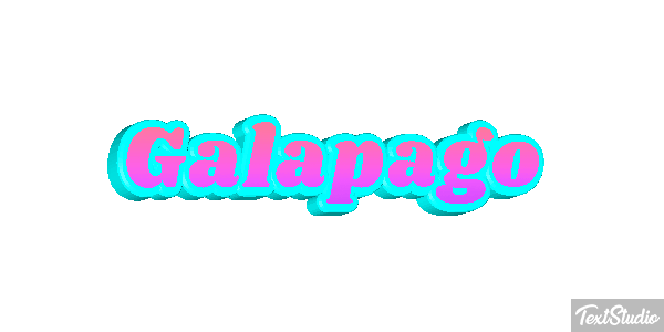 Galápago Efeito do texto
