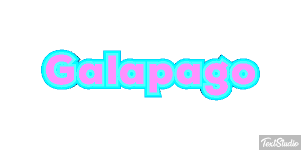 Galápago Efeito do texto