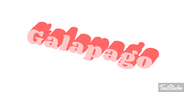 Galápago Efeito do texto