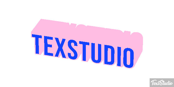 TexStudio Efekt tekstowy