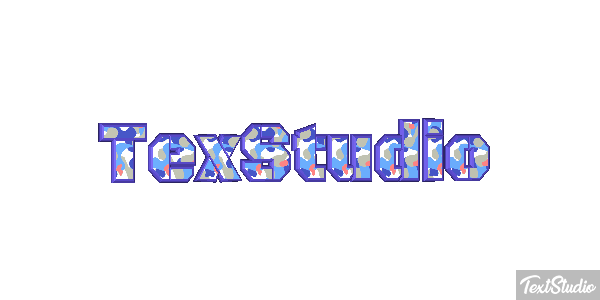 TexStudio Efekt tekstowy