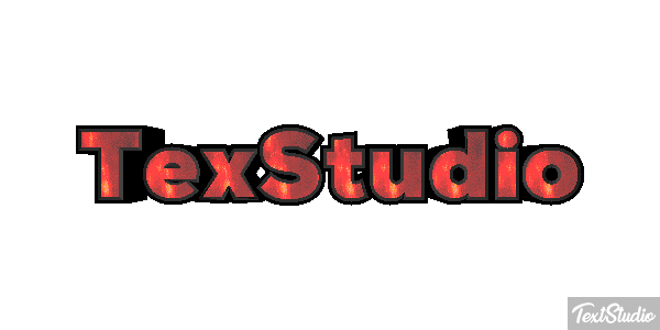 TexStudio Efekt tekstowy