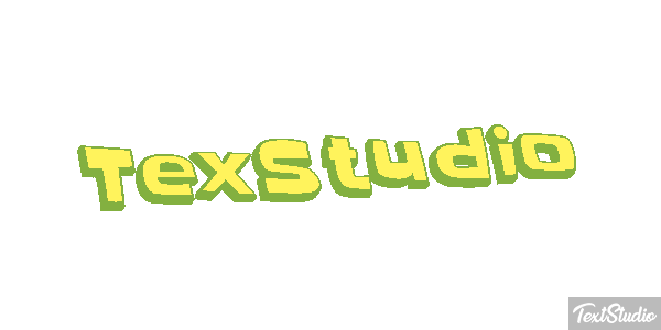 TexStudio Efekt tekstowy