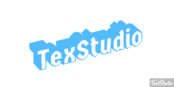 TexStudio Efekt tekstowy