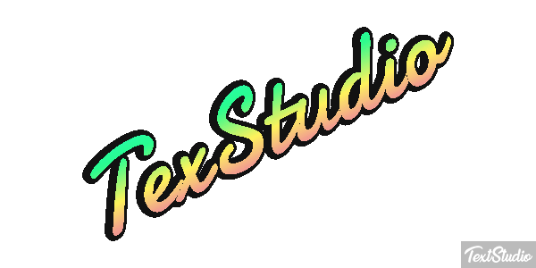 TexStudio Efekt tekstowy