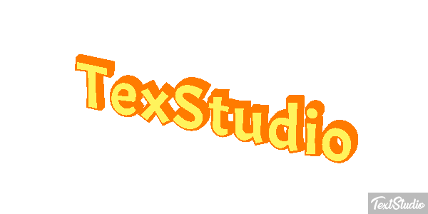 TexStudio Efekt tekstowy