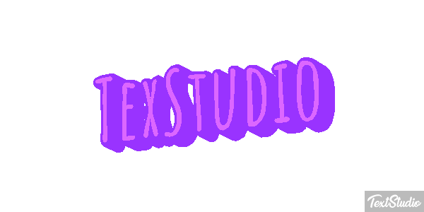 TexStudio Efekt tekstowy