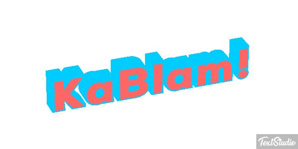 KaBlam! Texteffekt