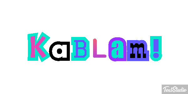 KaBlam! Texteffekt