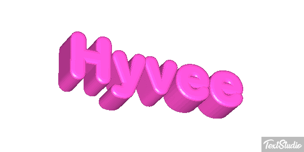 Hyvee Text effect
