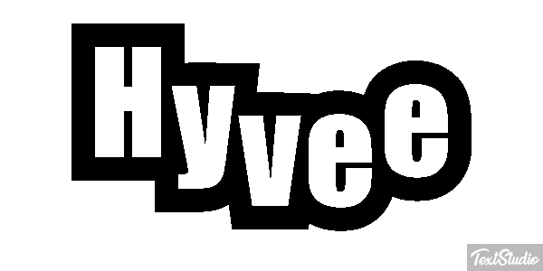 Hyvee Text effect