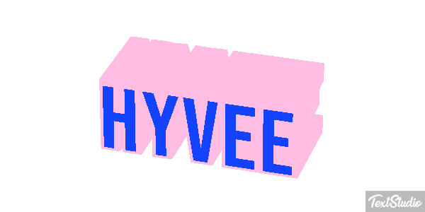 Hyvee Text effect