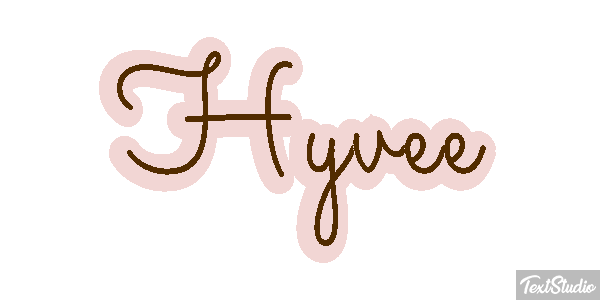 Hyvee Text effect