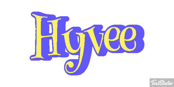 Hyvee Text effect
