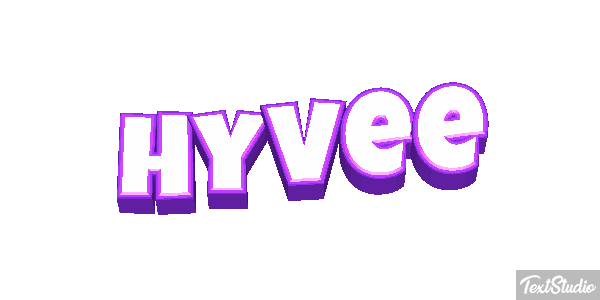 Hyvee Text effect
