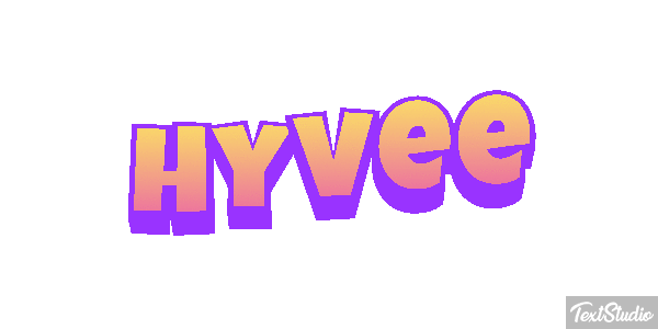 Hyvee Text effect