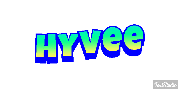 Hyvee Text effect