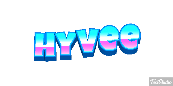 Hyvee Text effect