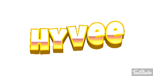 Hyvee Text effect