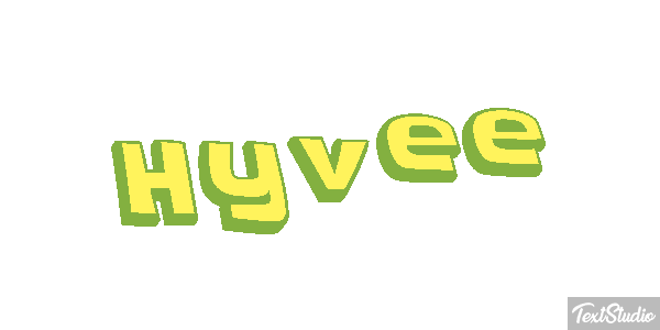 Hyvee Text effect