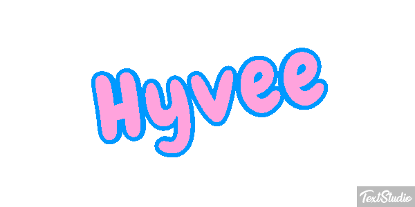 Hyvee Text effect