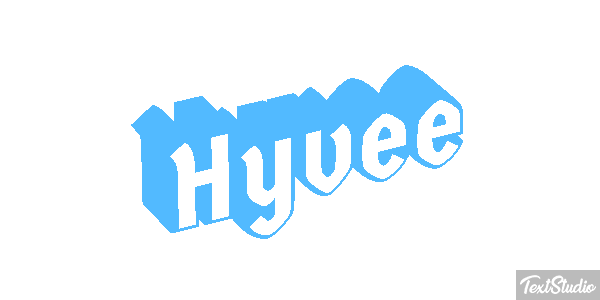 Hyvee Text effect