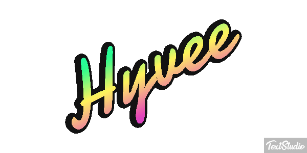 Hyvee Text effect
