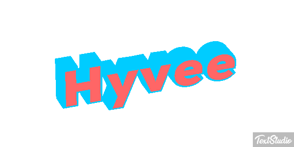 Hyvee Text effect
