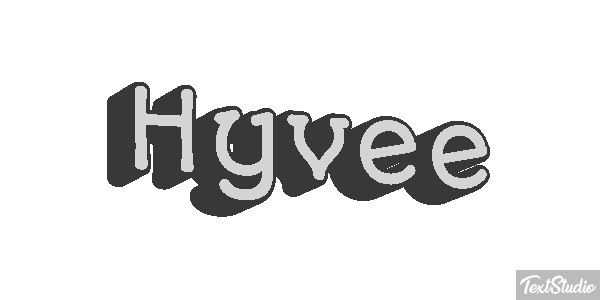 Hyvee Text effect