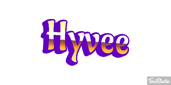 Hyvee Text effect