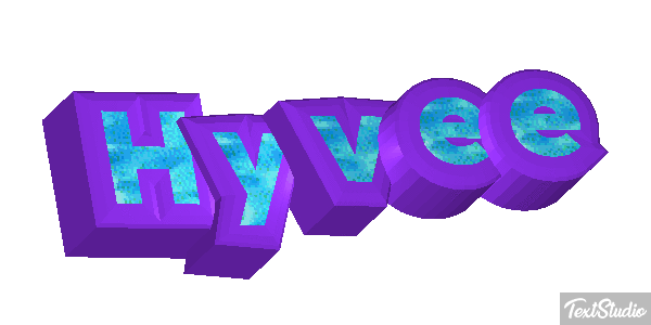 Hyvee Text effect