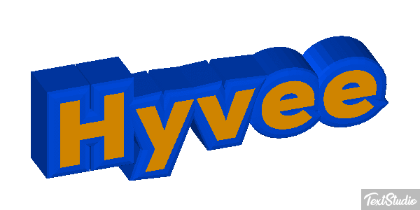Hyvee Text effect