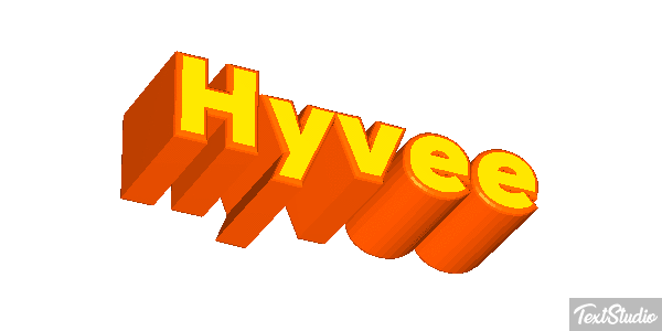 Hyvee Text effect