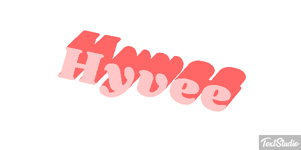 Hyvee Text effect