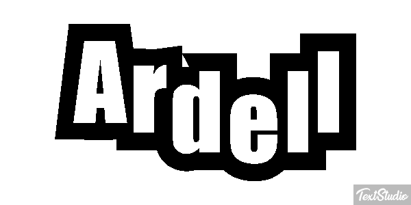 Ardell Text effect