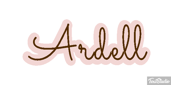 Ardell Text effect