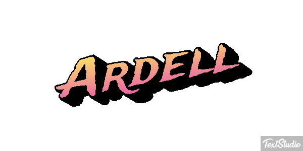 Ardell Text effect