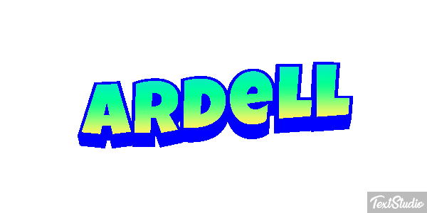 Ardell Text effect