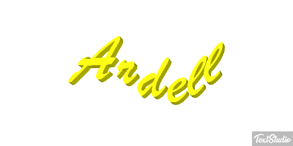 Ardell Text effect