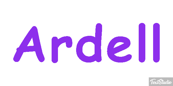 Ardell Text effect