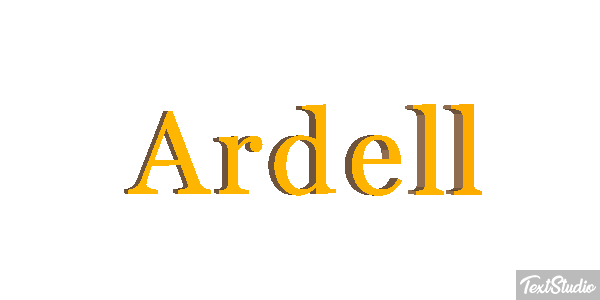 Ardell Text effect